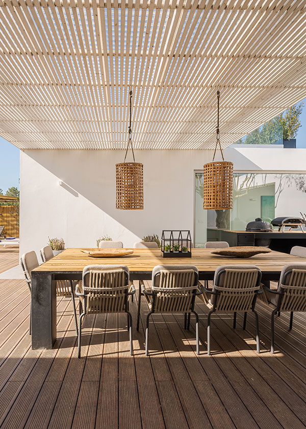 Portfolio der Holzwerkstatt - Hier eine Terrassenüberdachung aus Holz